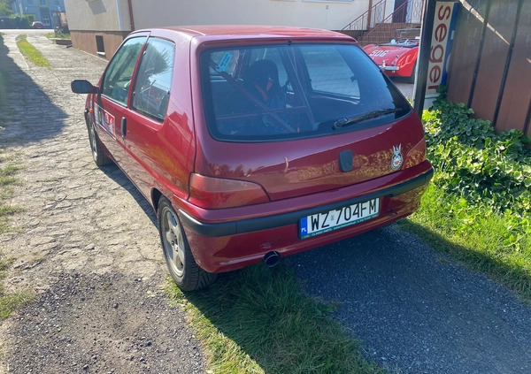 Peugeot 106 cena 14900 przebieg: 232218, rok produkcji 1997 z Szczecinek małe 29